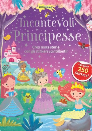 Luccica Stickers Incantevoli Principesse fronte