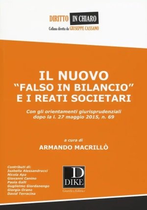 Nuovo Falso In Bilancio E Reati Societar fronte