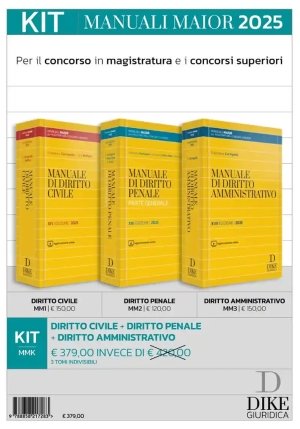 Kit 3v - Manuali Maior 2025 fronte