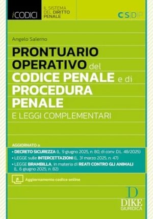 Prontuario Operativo Cod. Penale E P.pen fronte