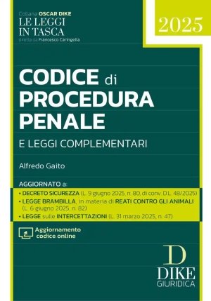 Codice Procedura Penale - 2025 - Pocket fronte