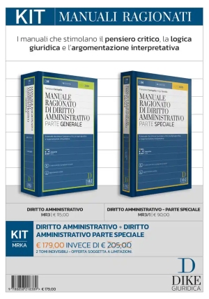 Kit Manuali Ragionati Amm.vo 2 Vol.2025 fronte