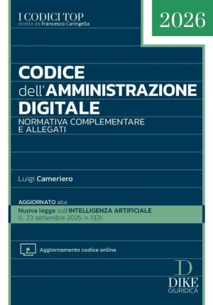Codice Amministrazione Digitale 2026 Top fronte