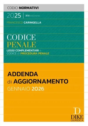 Addenda Agg. Codice Penale E Proc.2026 fronte