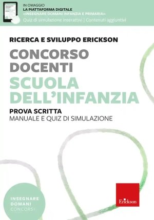 Concorso Docenti - Scuola Dell'infanzia - Prova Scritta - Manuale + Quiz fronte