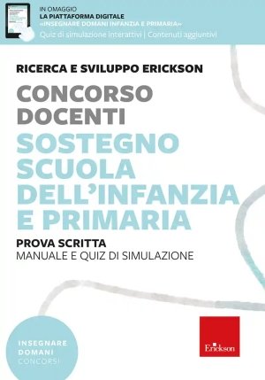Concorso Docenti - Sostegno Infanzia E Primaria - Manuale + Quiz fronte