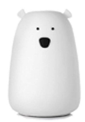 Orso Bianco Illuminasogni Luce Cameretta fronte