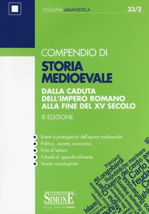 33/2 Compendio Di Storia Medioevale fronte