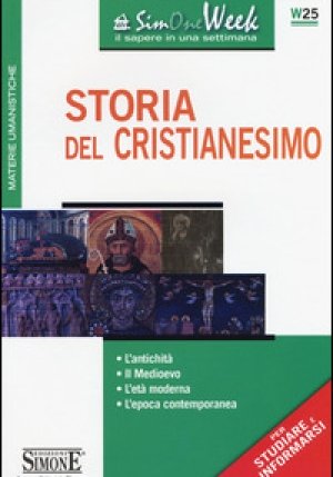 W25 Storia Del Cristianesimo fronte