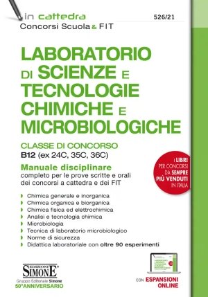 526/21 Laboratorio Di Scienze E Tecnolo Chimiche E Microb Classi Concorso B12 (ex 24c, 35c, 36c). fronte
