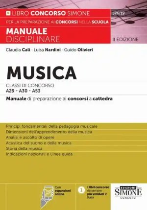 Musica Classi Concorso A29-a30-a53 2ed. fronte