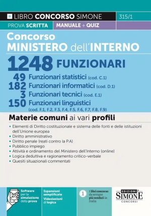 1248 Funz.min.interno 182 Inf.3 Tecn,150 fronte