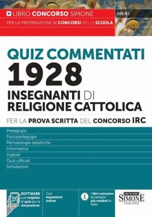 1928 Insegnanti Religione Quiz P.scritta fronte