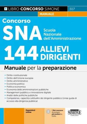 144 Allievi Dirigenti Sna Manuale 2025 fronte