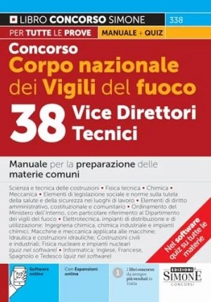 38 Vice Direttori Vigili Fuoco 2025 fronte