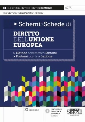 Schemi Schede Diritto Unione Europea 11e fronte