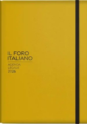 Agenda Legale 2026 Foro Italiano fronte
