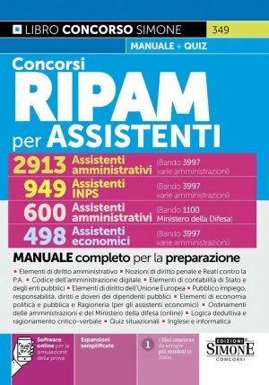 2913 Assistenti Amm.vi Ripam Man.2026 fronte