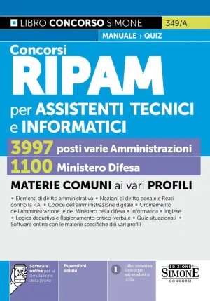 3997 Varie Amm.ni 1100 Min.difesa Ripam fronte
