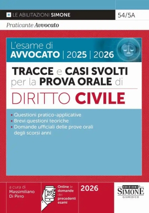 Esame Avvocato Orale Civile 202526 fronte