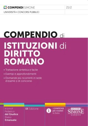 Compendio - Istituzioni Diritto Romano 9ed fronte