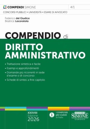 Compendio - Diritto Amministrativo 38ed fronte