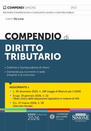 Compendio Diritto Tributario 35ed. fronte