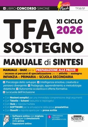 Tfa Xi Ciclo 2026 Sostegno Man.sintesi fronte