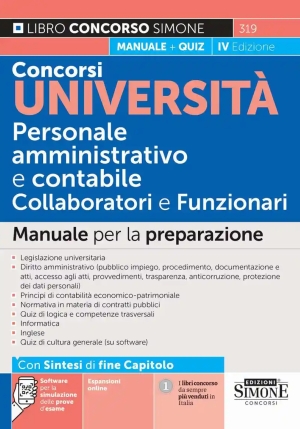Concorsi Universita' Personale Amm.vo fronte