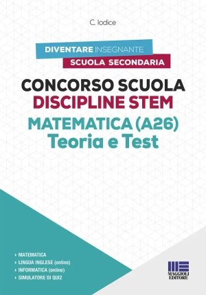 Concorso Stem Matematica A26 Teoria Test fronte