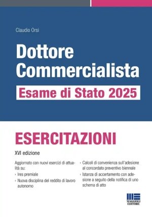 Dottore Commercialista Esame Di Stato 2025 - Esercitazioni fronte