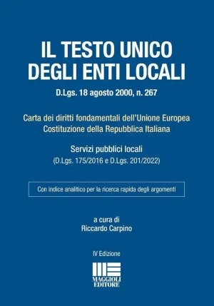 Testo Unico Degli Enti Locali 2026 fronte