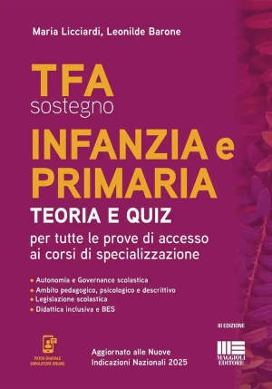 Tfa Sostegno Infanzia E Primaria 3ed. fronte
