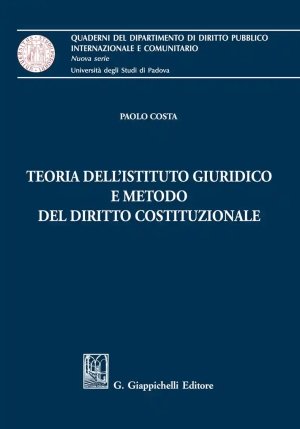 Teoria Istituto Giuridico Metodo Dir.cos fronte