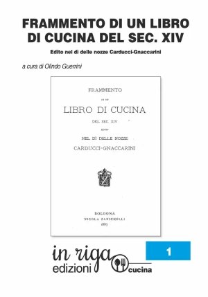 Frammento Di Libro Di Cucina D fronte