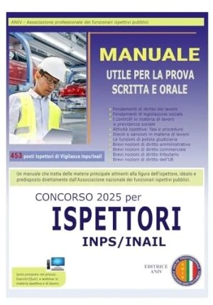 Concorso 2025 Ispettori Inps fronte