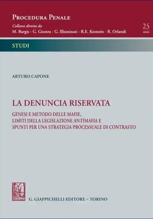 Denuncia Riservata fronte