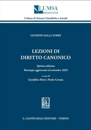 Lezioni Di Diritto Canonico 5ed fronte