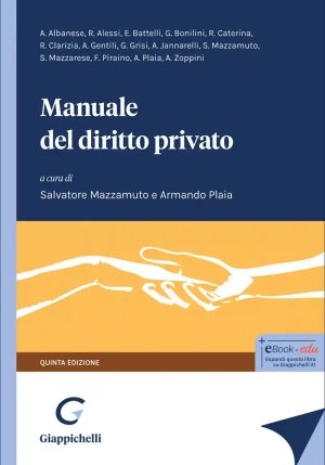 Manuale Di Diritto Privato 5ed fronte