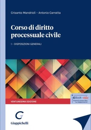 Corso Dir.process.civile 1 Minor 21ed. fronte