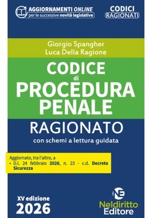 Codice Proc.penale Ragionato 2026 15ed. fronte