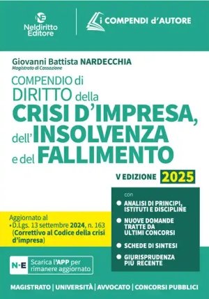 Compendio Diritto Crisi Impresa 2025 fronte