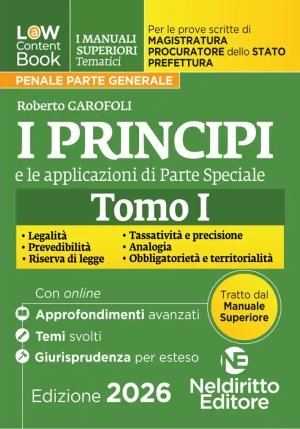 Principi Applicazioni P.speciale Tomo I fronte