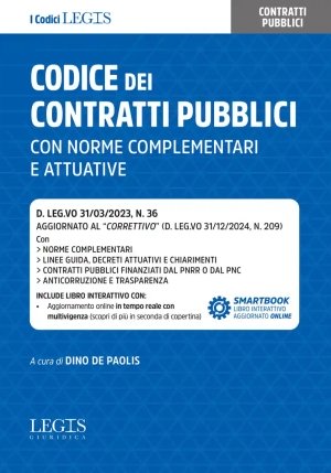 Codice Dei Contratti Pubblici 2025 2ed. fronte