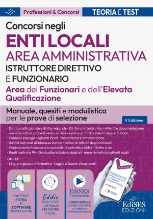 Concorso Enti Locali - Area Amministrativa - Manuale fronte