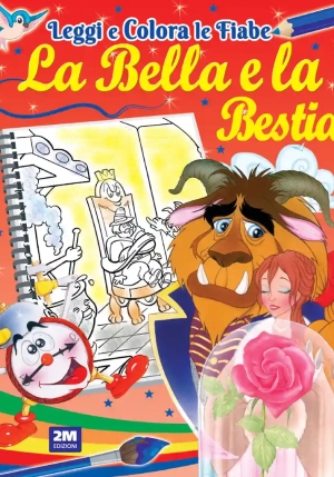 Leggi E Colora Le Fiabe La Bella E La Bestia fronte