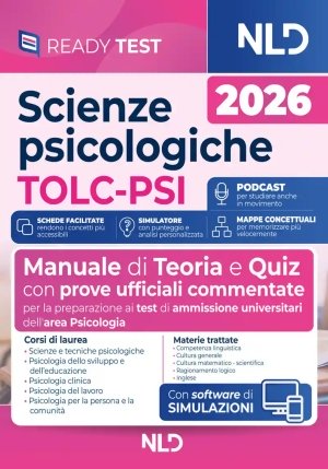 Ready Test Scienze Psicologiche 2026 fronte