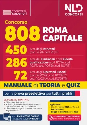 808 Roma Capitale Manuale 2025 fronte