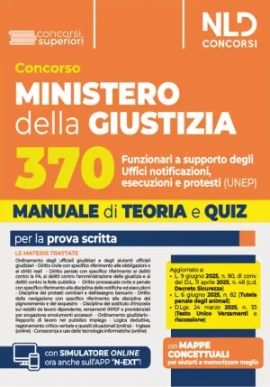 370 Funzionari Unep Min.giustizia Man. fronte