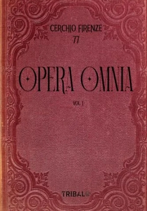 Opera Omnia Vol.1 Cerchio Firenze 77 fronte